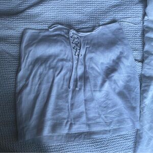 White fox white size small mini skirt never worn